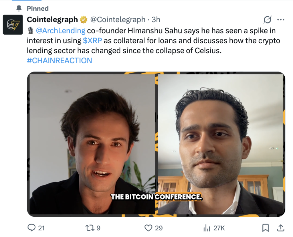 Arch Lending Eyes Tokenized Stocks as Loan Collateral