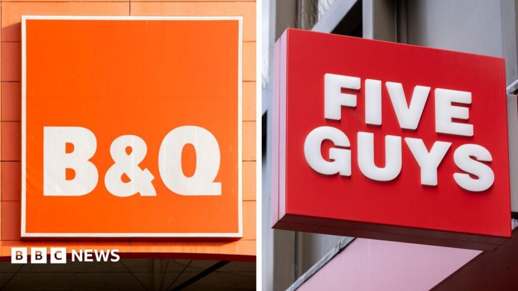 B&Q and Five Guys among firms which paid staff below minimum wage