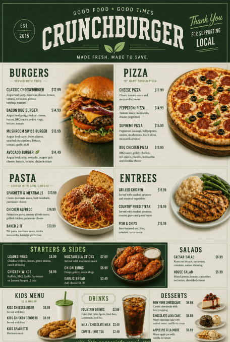 The sameness problem behind those unappetizing AI-generated menus The sameness problem behind those unappetizing AI-generated menus