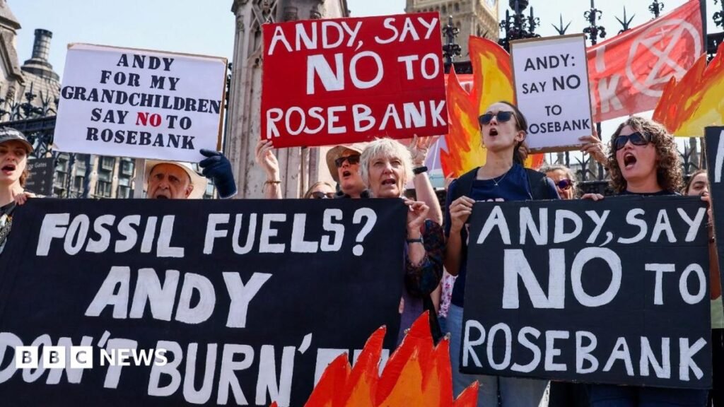Burnham warned Rosebank oil field could breach West Bank sanctions Burnham warned Rosebank oil field could breach West Bank sanctions