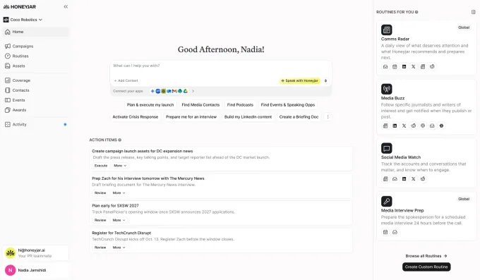 Honeyjar offers AI tools to improve PR and comms at every company Honeyjar offers AI tools to improve PR and comms at every company