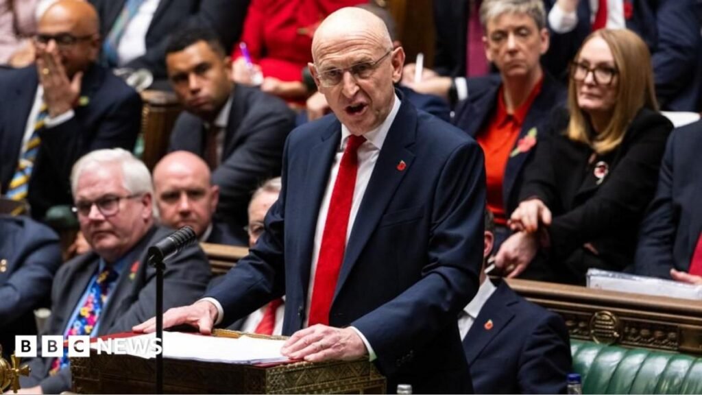 John Healey unveils £100 for energy bills and bank tax in first Budget John Healey unveils £100 for energy bills and bank tax in first Budget