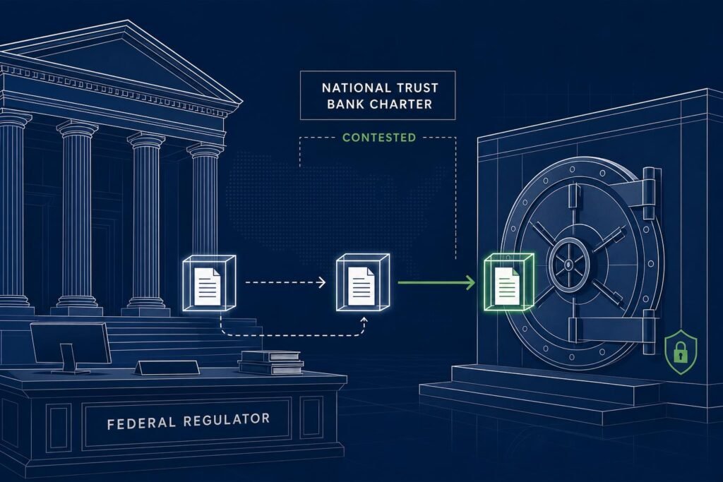 Ramp’s OCC Trust Bank Bid Meets Court Fight Over Charters