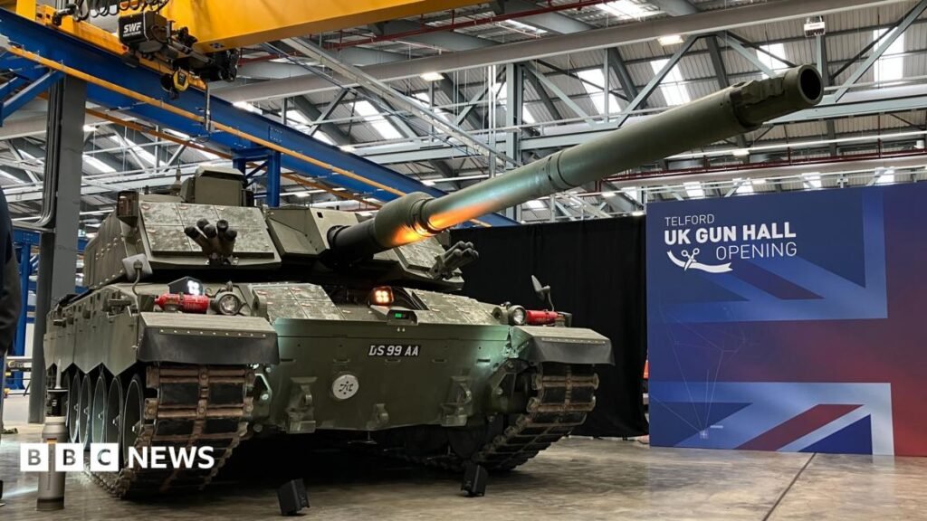 Telford Gun Hall opening marks return of tank barrel production to UK Telford Gun Hall opening marks return of tank barrel production to UK